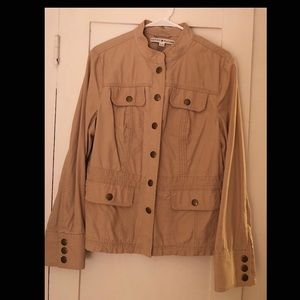 Tan Lightweight Khaki Utility Jacket (XL)